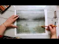 Download Lagu Monotype printing with a gel press: abstract landscape with a gelli plate