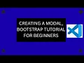 creating a modal bootstrap tutorial for beginners