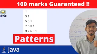 Patterns in Java Important triangle patterns class x ICSE computer applications