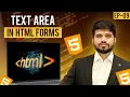 HTML Forms Textarea HTML Tutorial 2024