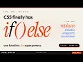 CSS If Function Replace media supports with One Line 2026