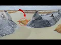 Download Lagu Very Good Unbelievable situation Development In The Lake By Bulldozer Komatsu Move Rock Build Road