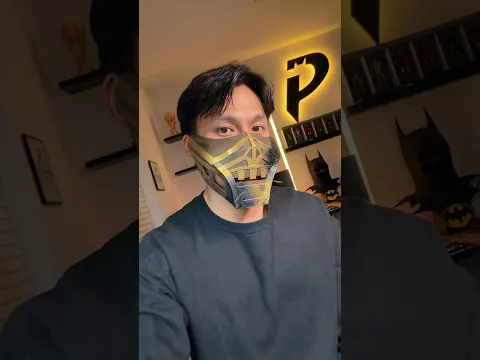 How to make a Mortal Kombat SCORPION mask! 🦂🔥 #mortalkombat
