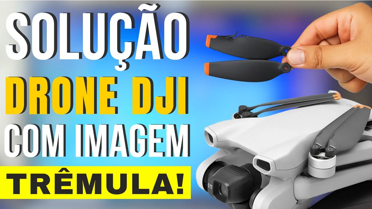 Drone DJI Mini 3 IMAGEM TRÊMULA e VIBRANDO ao VOAR! | O defeito era algo INIMAGINÁVEL e eu RESOLVI!🥇