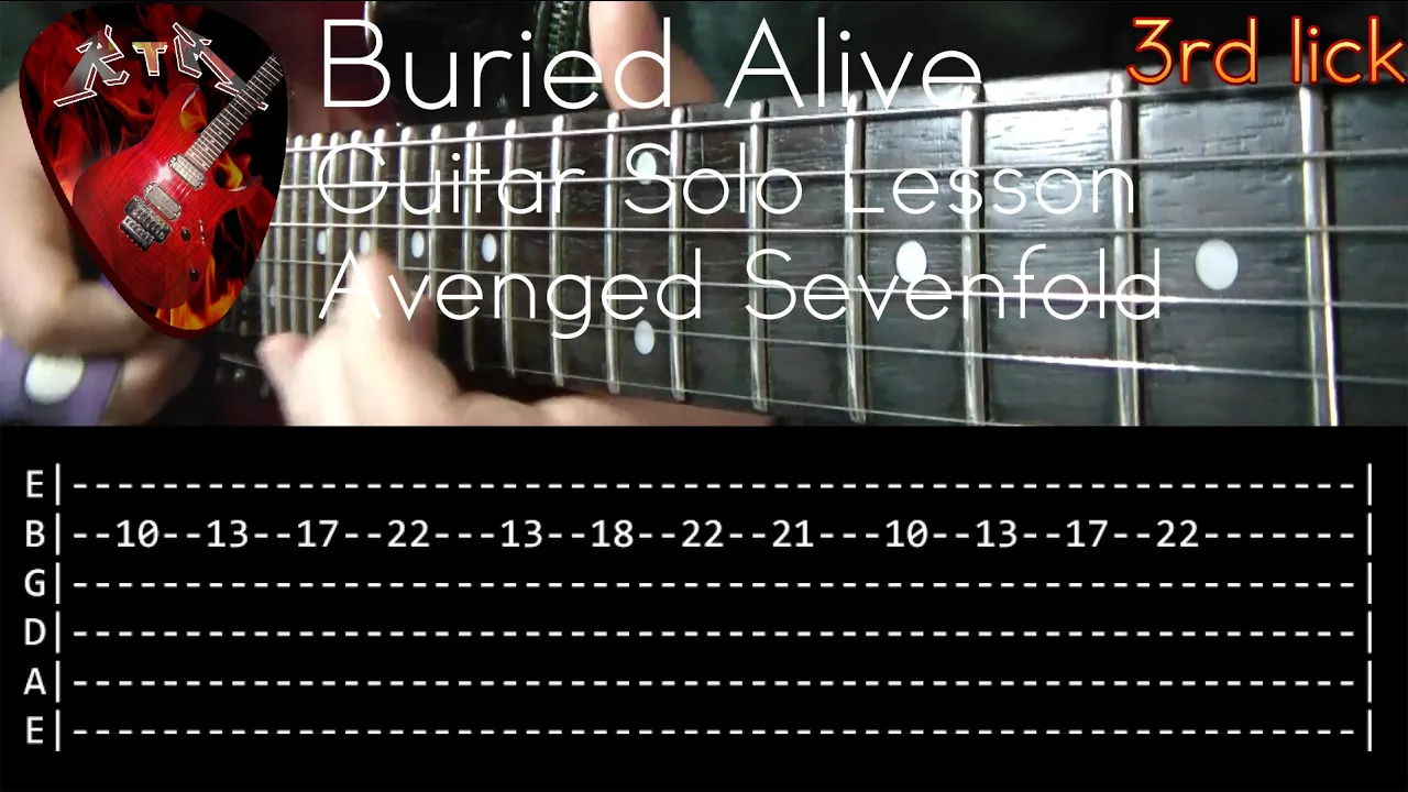 Buried Alive Guitar Solo Lesson - Avenged Sevenfold (with tabs) Buried Alive Guitar Solo Lesson - Avenged Sevenfold (with tabs)