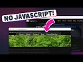 Animate nav on scroll - CSS-only easy to customize