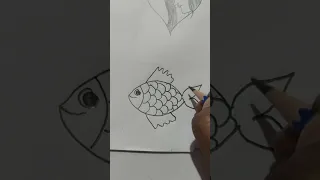 easy fish drawing