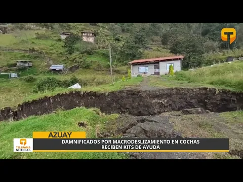 Damnificados por macrodeslizamiento en Cochas reciben kits de ayuda