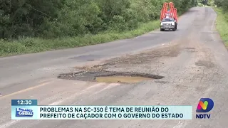 SC-350: Prefeito de Caçador e Governador se Unem para Solucionar Problemas