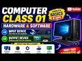 Computer Class 01 in Odia Hardware Software Basics Input Device Output Device