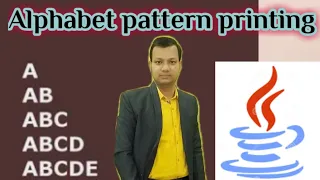 Alphabet pattern printing in java