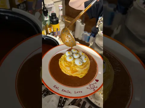 성수에서 오므라이스 주문하면 생기는 일 Rubber duck omelette