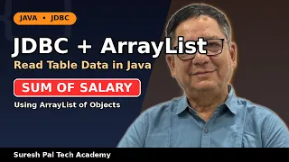 Read Database Records into ArrayList Calculate Total Salary Java JDBC Project
