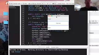 java 1 9 Event Handling and Basic layouts