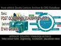 Post Occupancy Evaluation PART 1