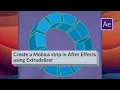 Create a Mobius strip in After Effects using Extrudalizer