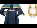 Download Lagu HOLOUN Delicious Dungeons Meshi  Anime Marcille Cosplay Costume Wig Shawl Cloak Dress Pants Rose Net