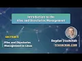 Linux Tutorial 22 Introduction to the Files and Directories Management