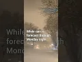 Rain will change back to snow in by Tuesday