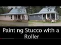 Paint Stucco by Hand with a Roller - Elastomeric Paint