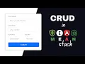 MEAN Stack CRUD Operations Angular NodeJS MongoDB Express