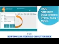 How to Clear JtextField on Button Click Java Swing Eclipse Netbeans mysql