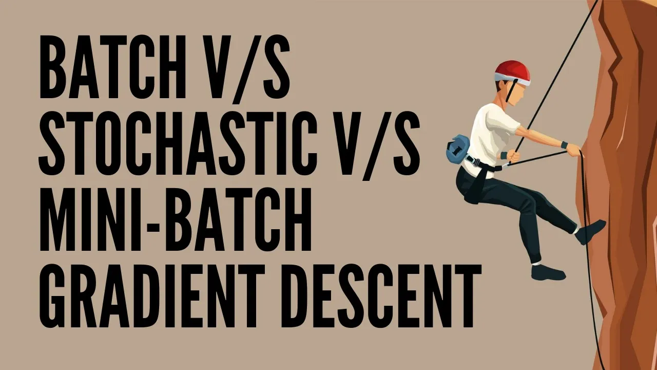 Stochastic vs Batch vs Mini-Batch Gradient Descent