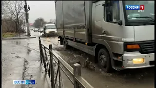 В Омске ликвидируют последствия сильнейшего ливня