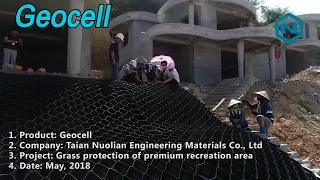 Geocell Honeycomb Restraint System From Taian Nuolian Geocell Road Construction Material 