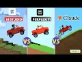 I Challenged 3 AI to Build Hill Climb Racing Game Part 2 Perplexity vs Google AI Studio vs Claude