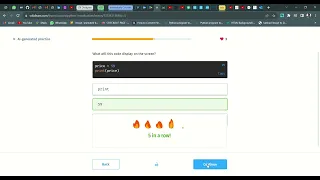 7 AI generated practice Introduction to Python Sololearn