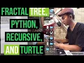 Fractal Tree on Python with Turtle Module and Recursive Function