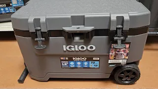 Igloo Overland 72 Quart Ice Chest Cooler with Wheels