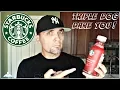 STARBUCKS PEPPERMINT MOCHA REVIEW LIMITED EDITION BOTTLE