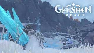 genshin impact dragonspine ost relaxing mix