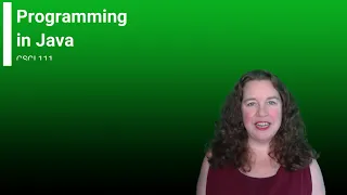 CSCI 111 - Java Programming