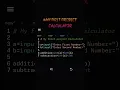 Making my first project Calculator