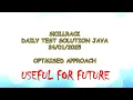 SkillRack Daily Test Java Solution 2025