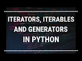 Hindi Iterators Iterables and Generators in python explained Advanced python tutorials in Hindi