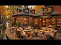 Download Lagu Soothing Jazz Instrumental Music at Outdoor Coffee Shop Ambience 🍂 Soft Autumn Jazz Tunes for Unwind