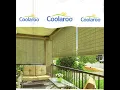 Coolaroo Simple Lift Roller Shades Brown Light Filtering Cordless Outdoor Roller Shade 457105 930965