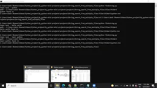 Search text in file Python project
