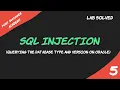SQL Injection UNION attack PORT SWIGGER LAB PART 5 Solved