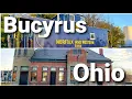 Bucyrus Ohio Depot CSX rock train and a beautiful N W Caboose