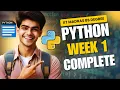 Python Week 1 Complete Operators Strings More Beginner s Guide IITM BS Degree