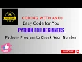 Python for beginners Neon Number 1 to 100 Neon numbers