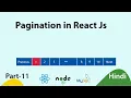 React Pagination Tutorial Pagination in React Js