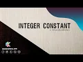 Integer Constants In C Programming