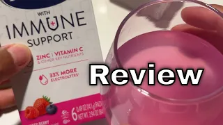 Pedialyte Immune Support Taste Test and Review