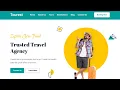 Travel Website Design Using HTML CSS JavaScript Free Source Code